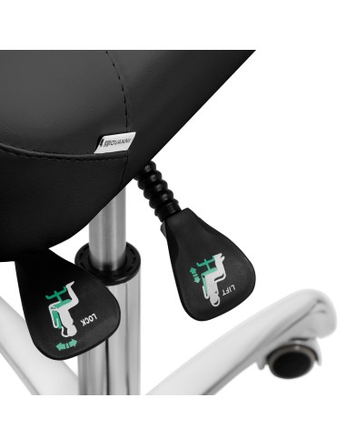 Sgabello podologico 1005 Giovanni nero