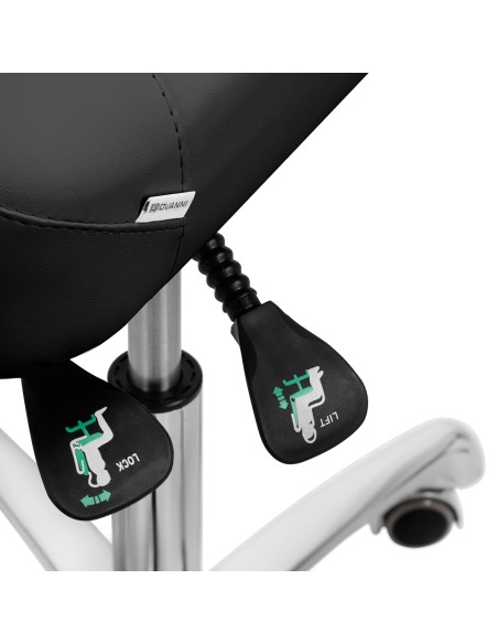 Sgabello podologico 1005 Giovanni nero