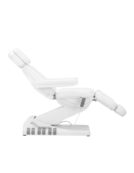 Sedia estetica elettrica SILLON Luxury 3 motori bianco comando a pedale