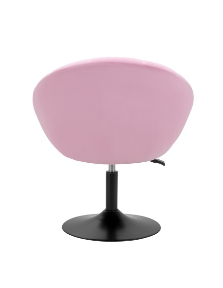 4Rico sedia girevole QS-BL12B velluto rosa
