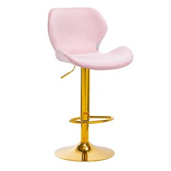 4Rico Bar Hocker QS-B15 rosa velluto