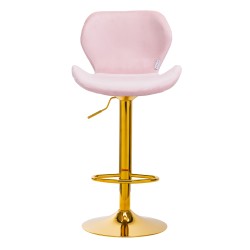 4Rico Bar Hocker QS-B15 rosa velluto 2