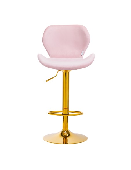 4Rico Bar Hocker QS-B15 rosa velluto