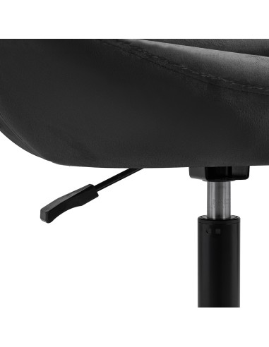 4Rico sedia girevole QS-BL12B velluto nero
