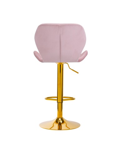 4Rico Bar Hocker QS-B15 rosa velluto
