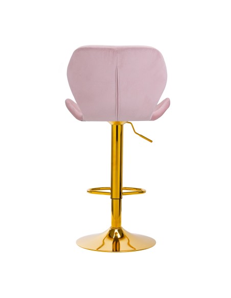 4Rico Bar Hocker QS-B15 rosa velluto