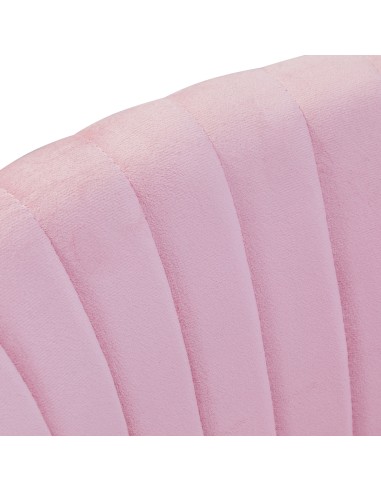 4Rico Bar Hocker QS-B16G rosa velluto