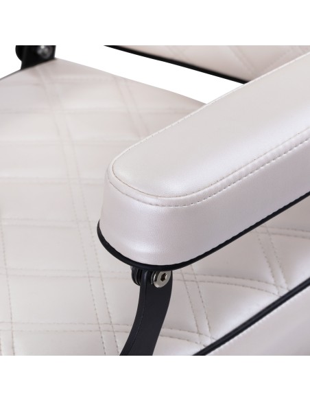 Sedia da barbiere Carlos extra Pearl