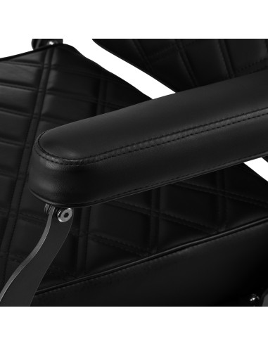 Sedia da barbiere Carlos extra Black