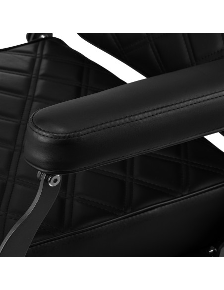 Sedia da barbiere Carlos extra Black