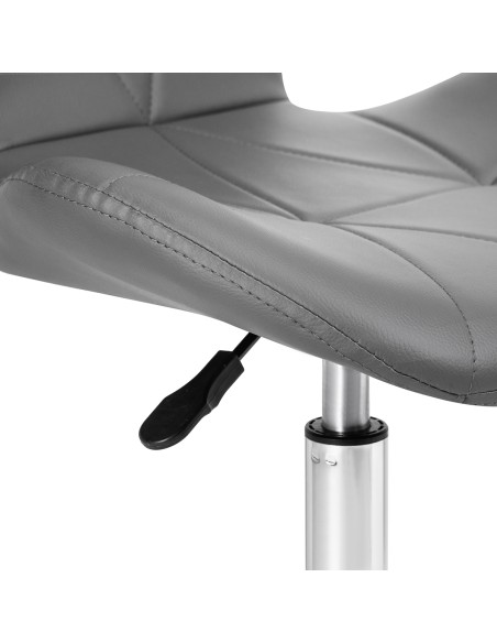 Sgabello cosmetico QS-06 grigio