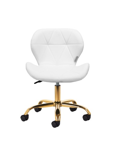 Sgabello cosmetico QS-06G oro bianco