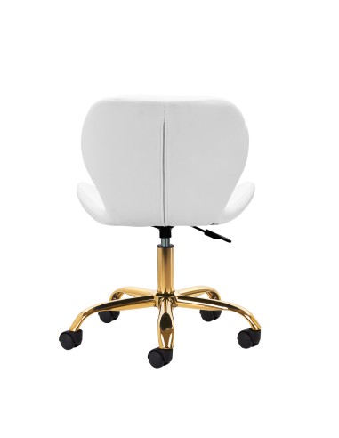 Sgabello cosmetico QS-06G oro bianco