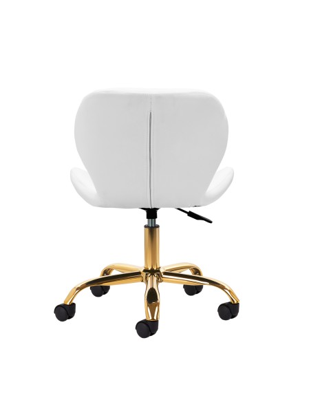Sgabello cosmetico QS-06G oro bianco