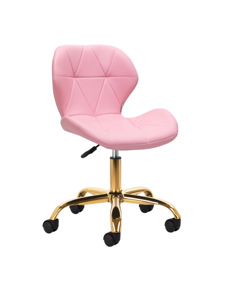 Sgabello cosmetico QS-06G oro rosa