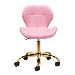 Sgabello cosmetico QS-06G oro rosa 2