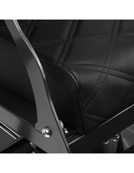 Sedia da barbiere Carlos extra Black