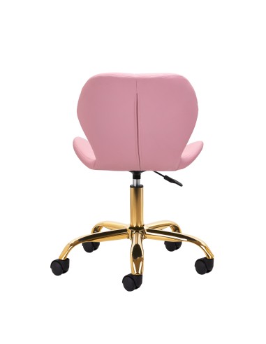Sgabello cosmetico QS-06G oro rosa