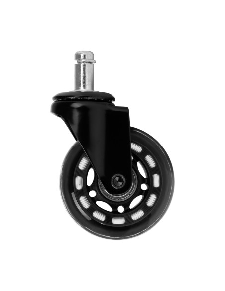 Roll Speed sgabello ruota nero a pressione set di 5 pezzi