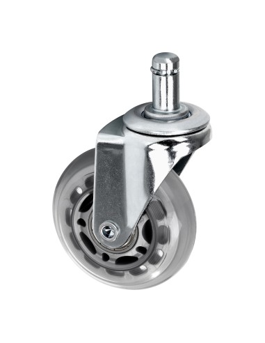 Roll Speed argento ruota sgabello a pressione...