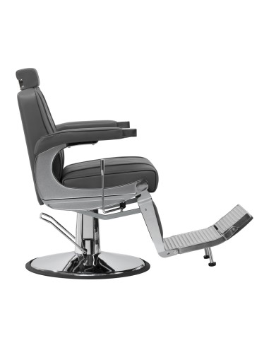 Sedia da barbiere Hair System BM88066 grigio