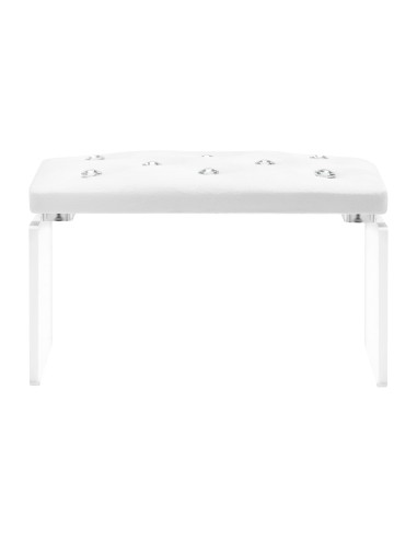 Momo Diamond Velour Manicure Rest Bianco 