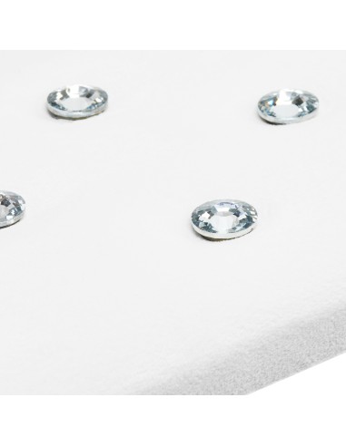 Momo Diamond Velour Manicure Rest Bianco 