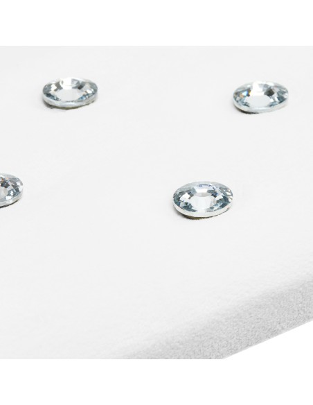 Momo Diamond Velour Manicure Rest Bianco 