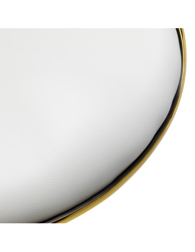 Sgabello cosmetico Gabbiano Q-4599G Bianco 