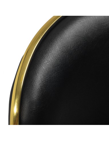 Sgabello cosmetico Gabbiano Q-4599G nero