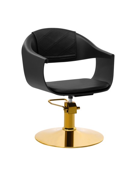 Poltrona per parrucchieri Gabbiano A364 nero