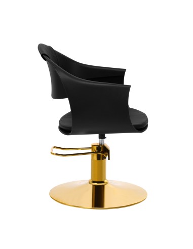 Poltrona per parrucchieri Gabbiano A364 nero