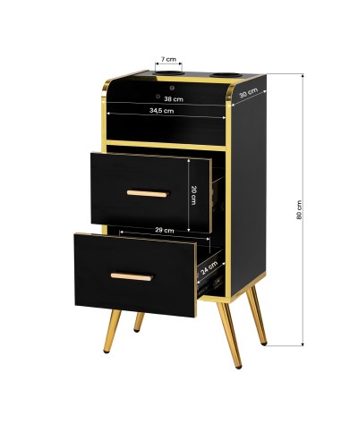 Gabbiano aiuto parrucchieri Trix oro nero