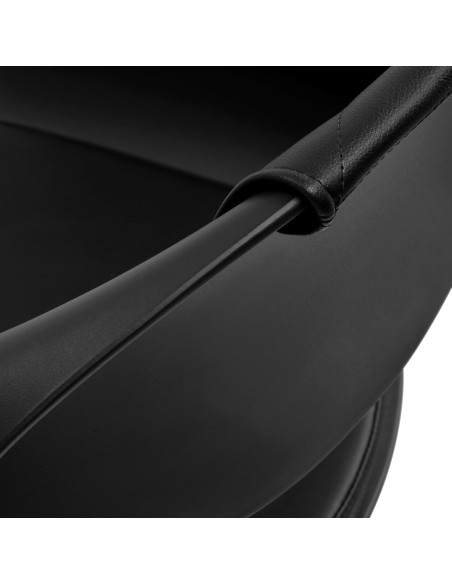 Poltrona per parrucchieri Gabbiano A364 nero