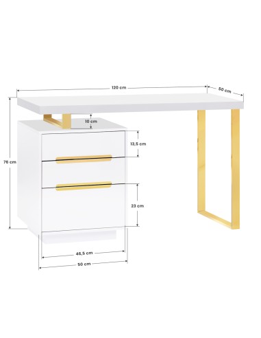 Banco cosmetico 3311G oro bianco