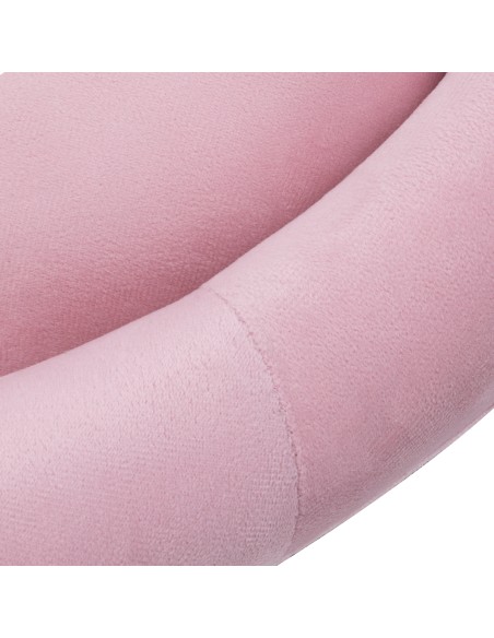 4Rico sedia girevole QS-BL12G velluto rosa