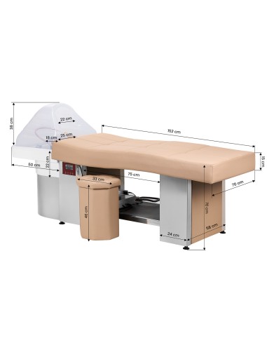 Gabbiano Head Spa Bench 017 beige