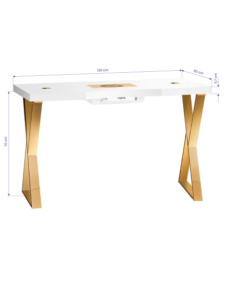 Banco cosmetico MOMO 04-GL con assorbitore