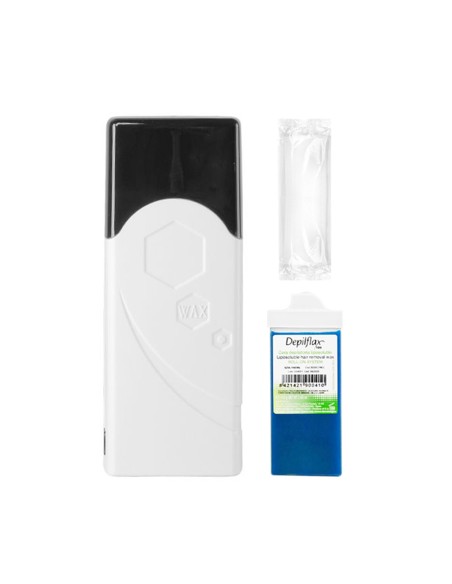 Kit di depilazione iWax rotolo Singolo F-0 40W bianco + rotolo + strisce epilatorie 