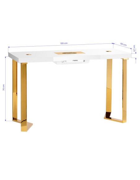 Banco cosmetico MOMO 05-GL con assorbitore