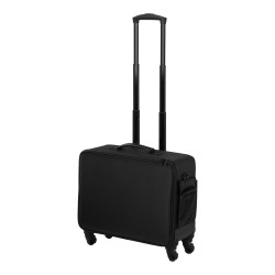Valigetta per parrucchieri su ruote nera