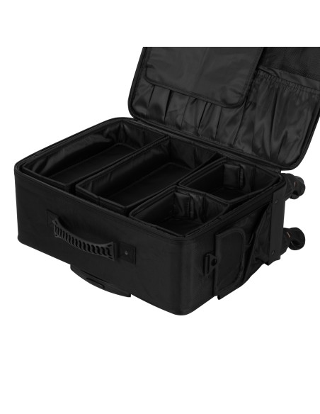 Valigetta per parrucchieri su ruote nera