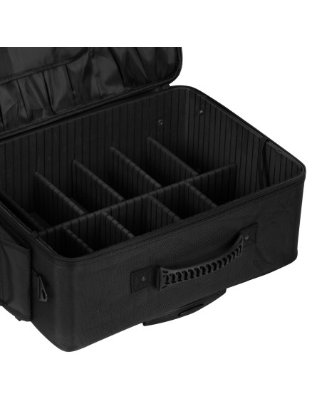 Valigetta per parrucchieri su ruote nera