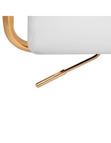 Sedia cosmetica QS-OF211G oro crema grigio