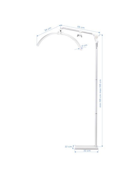 Lampada per il trattamento delle ciglia GLOW bianco 