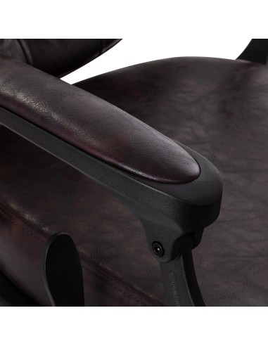 Sedia da barbiere Gabbiano President marrone...