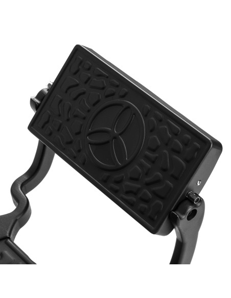 Gabbiano poltrona da barbiere Niccolò nera senza bottoni