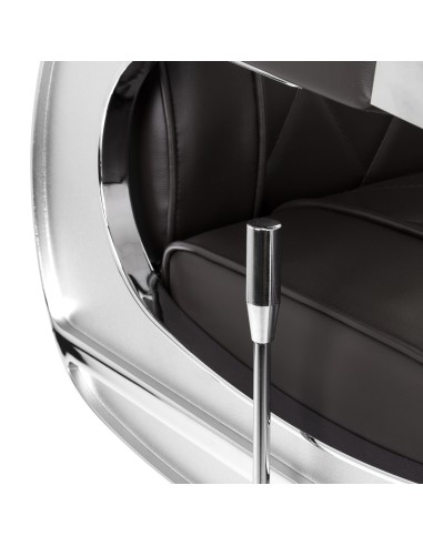 Sedia da barbiere Hair System BM88066 marrone