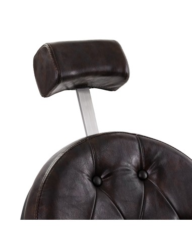 Sedia da barbiere Gabbiano President marrone...