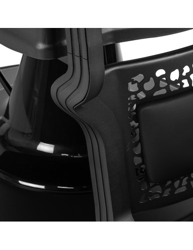 Gabbiano poltrona da barbiere Niccolò nera...